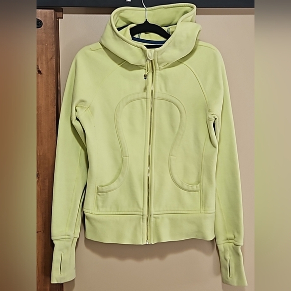 Lululemon Scuba Mint Green Full Zip Hoodie Estimate Size 6 - Picture 1 of 15